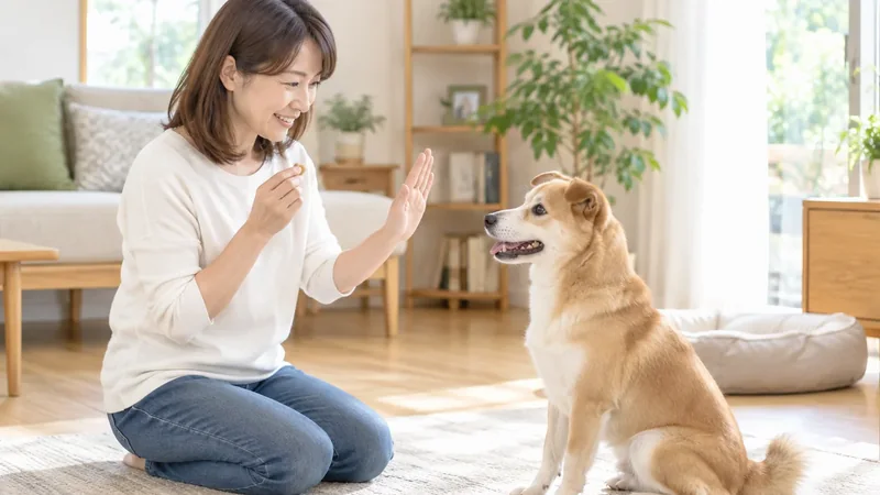 犬が急に隠れるようになった時のイメージ